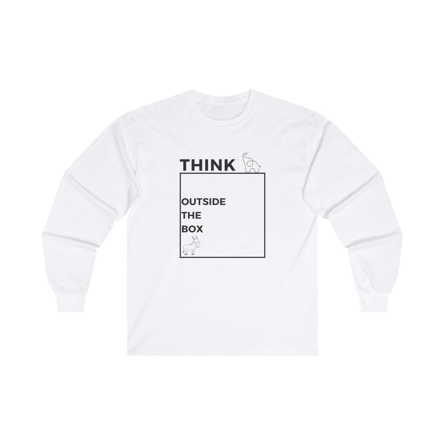 Think Outside the Box Long Sleeve Tee