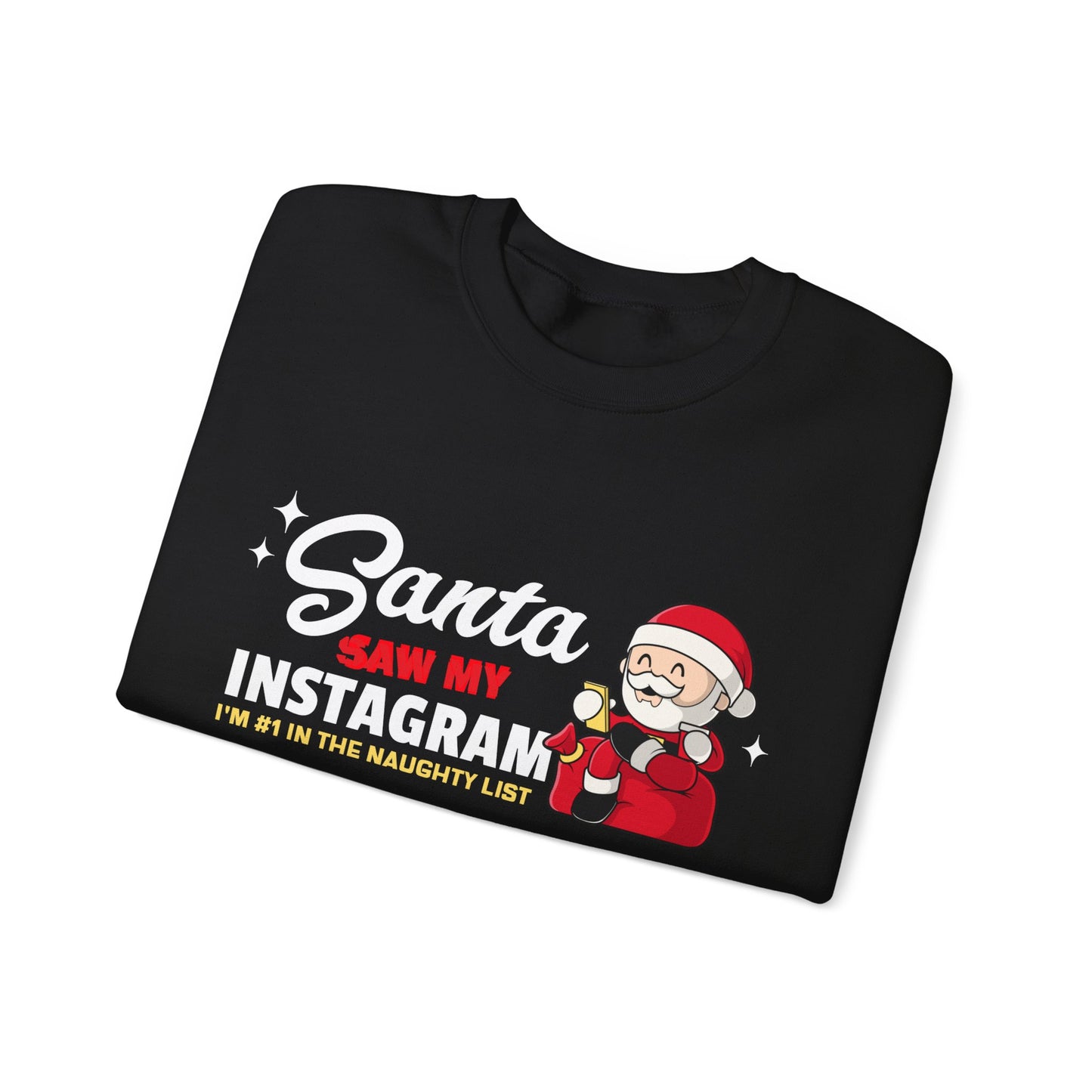 Santa Instagram | Crewneck Sweatshirt