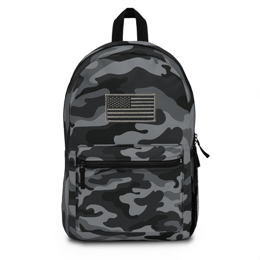 Camouflage | High Quality Backpack (Made in USA) | USA Flag