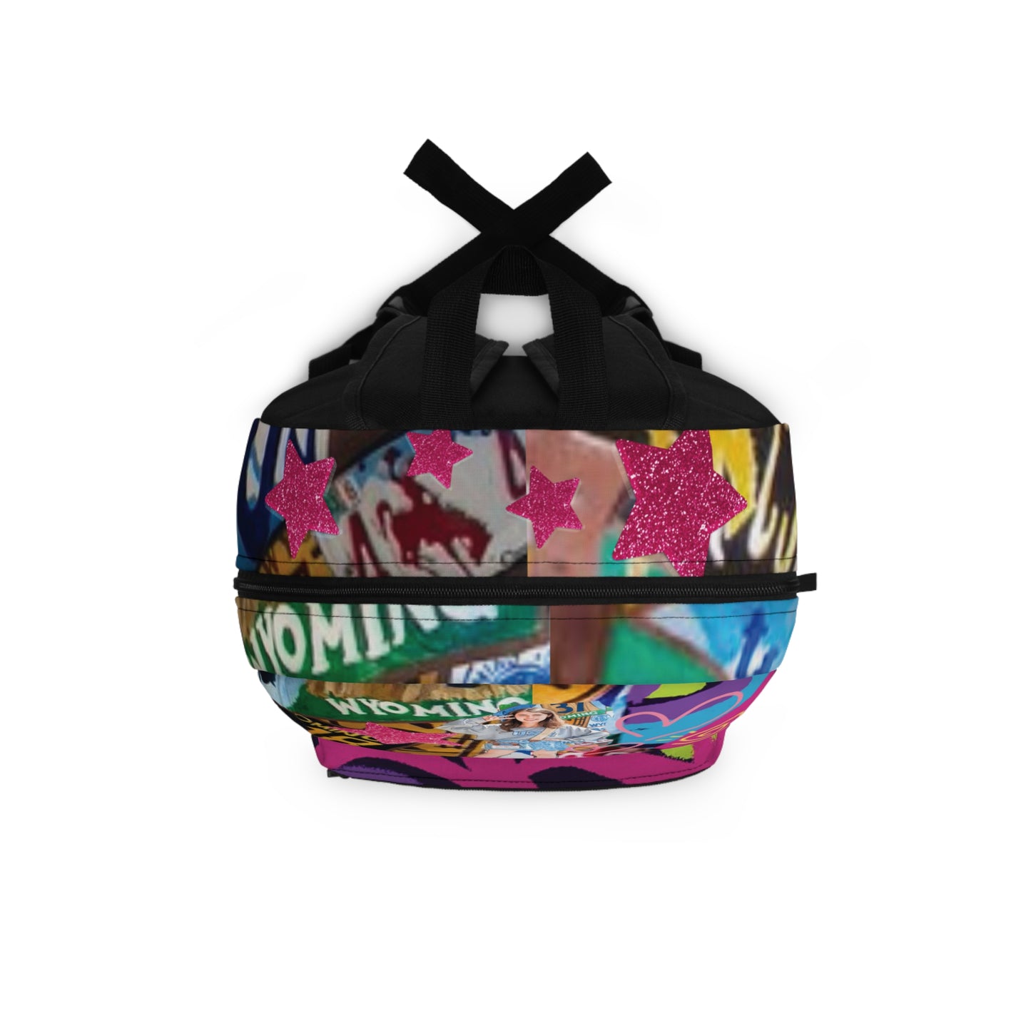 Soleil Graffiti Backpack – Colorful Urban Collage School Bag