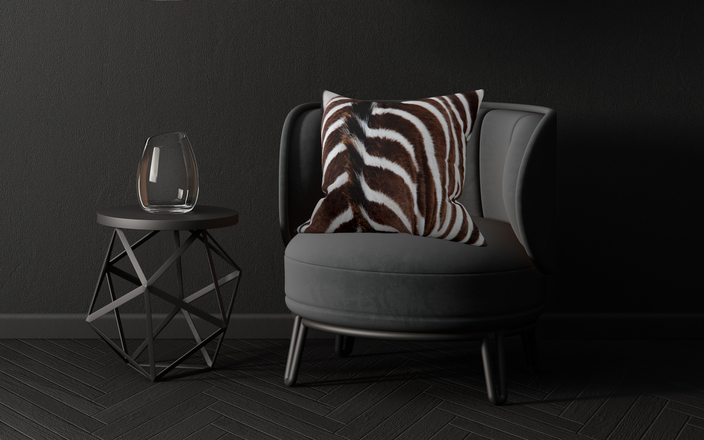 zebra-pillow-on-lounge-chair